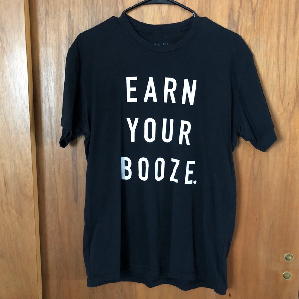 Earn Your Booze Mens Medium